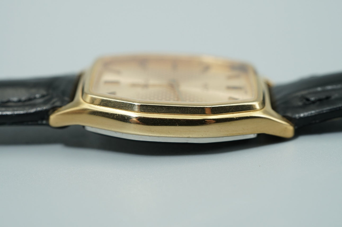 *N MINT* Vintage OMEGA De Ville Cal.1387 Quartz Gold Octagon 22mm Women Watch