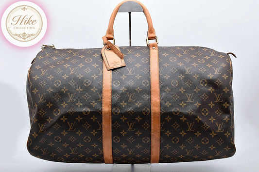 Louis Vuitton Keepall 55 Monogram Boston Bag M41424 Auth Condition *AB* B0125