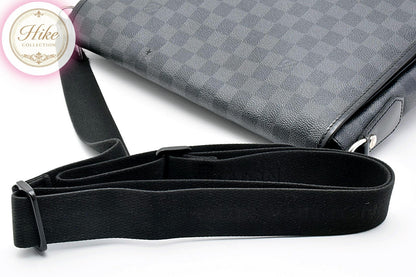 Louis Vuitton Damier Graphite Daniel MM Shoulder Bag N58029 Auth Condition *A*
