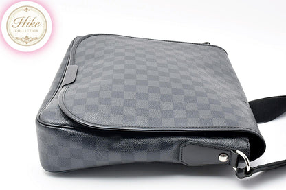 Louis Vuitton Damier Graphite Daniel MM Shoulder Bag N58029 Auth Condition *A*