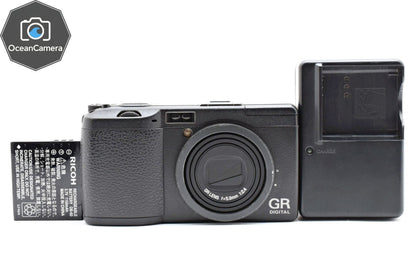 Shot957 *NEAR MINT* Ricoh GR Digital 8.1MP Digital Camera 5.9mm F/2.4 Lens JAPAN