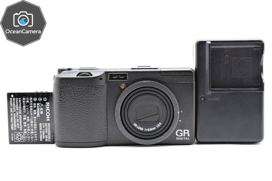 Shot957 *NEAR MINT* Ricoh GR Digital 8.1MP Digital Camera 5.9mm F/2.4 Lens JAPAN
