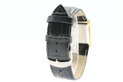 N MINT* Vintage OMEGA De Ville Cal.625 Hand Winding Gold Dial Square Women Watch
