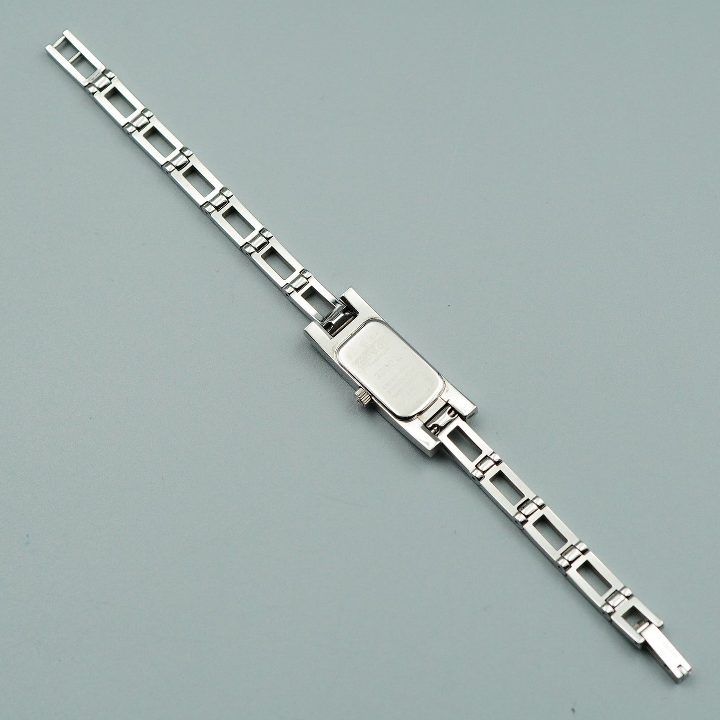 *Exc+5* GUCCI 3900L Quartz Silver Dial Rectangle 12mm Women,Ladies Watch