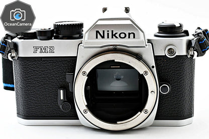 *Top MINT* Nikon New FM2 FM2N Silver 35mm SLR Film Camera Body From JAPAN