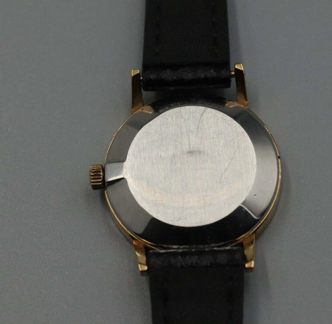 *Exc+5* Vintage OMEGA De Ville Cal.625 Hand Winding Gold Dial Round Women Watch