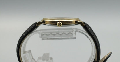 *Exc+4* Vintage OMEGA De Ville Cal.625 Hand Winding Gold Dial Round Mens Watch