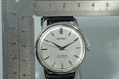 *MINT* Vintage 1965 SEIKO Lord Marvel 5740-0010 Hand Wind Silver 36mm Mens Watch