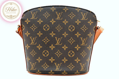 Louis Vuitton Drouot Monogram Brown Shoulder Bag M51290 Authentic Condition *SA*
