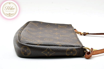 Louis Vuitton Pochette Accessoires Monogram Handbag M40712 Auth Condition A #64