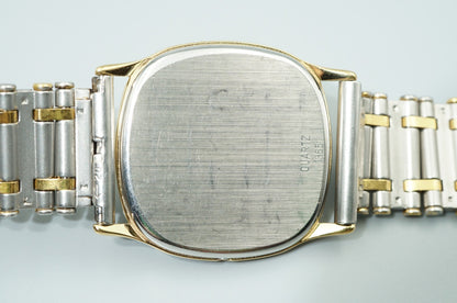 *Exc+5* Vintage 1977 OMEGA De Ville Cal.1365 Qz Silver Square 31mm Mens Watch