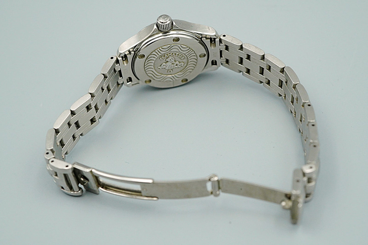 *Working for As-is* Vintage 1990s OMEGA Seamaster Cal.1424 Qz 27mm Women Watch
