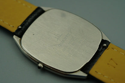 *Exc+5* 14K Vintage 1978 SEIKO CREDOR 6730-5081 Qz Gray Square 29mm Women Watch