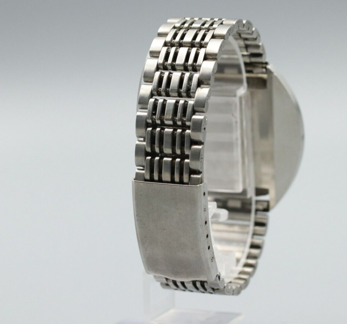 *N MINT* Vintage OMEGA Seamaster Cosmic Automatic Silver Cross Line Mens Watch