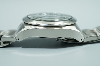 *N MINT* Vintage 1997 SEIKO HI-BEAT 4S12-0010 AT Black Round 37mm Mens Watch