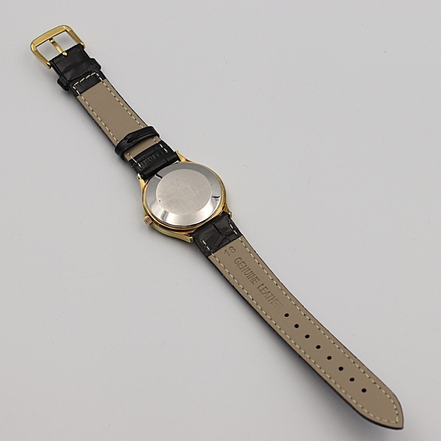 *NEAR MINT* Vintage 1980 OMEGA De Ville Cal.1325 Qz Gold Round 35mm Mens Watch