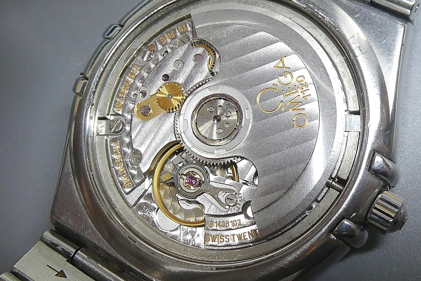 Exc+5 OMEGA Constellation CHRONOMETER Cal.1120 Automatic White 35mm Mens Watch
