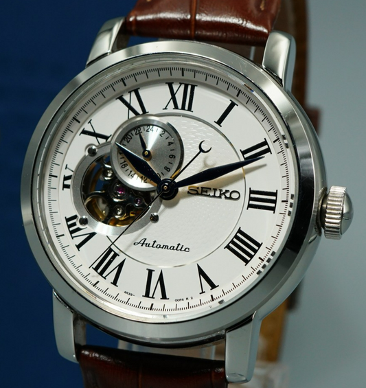 *N MINT++*  SEIKO  4R39-00K0 Automatic White Dial Round 39mm Mens Watch