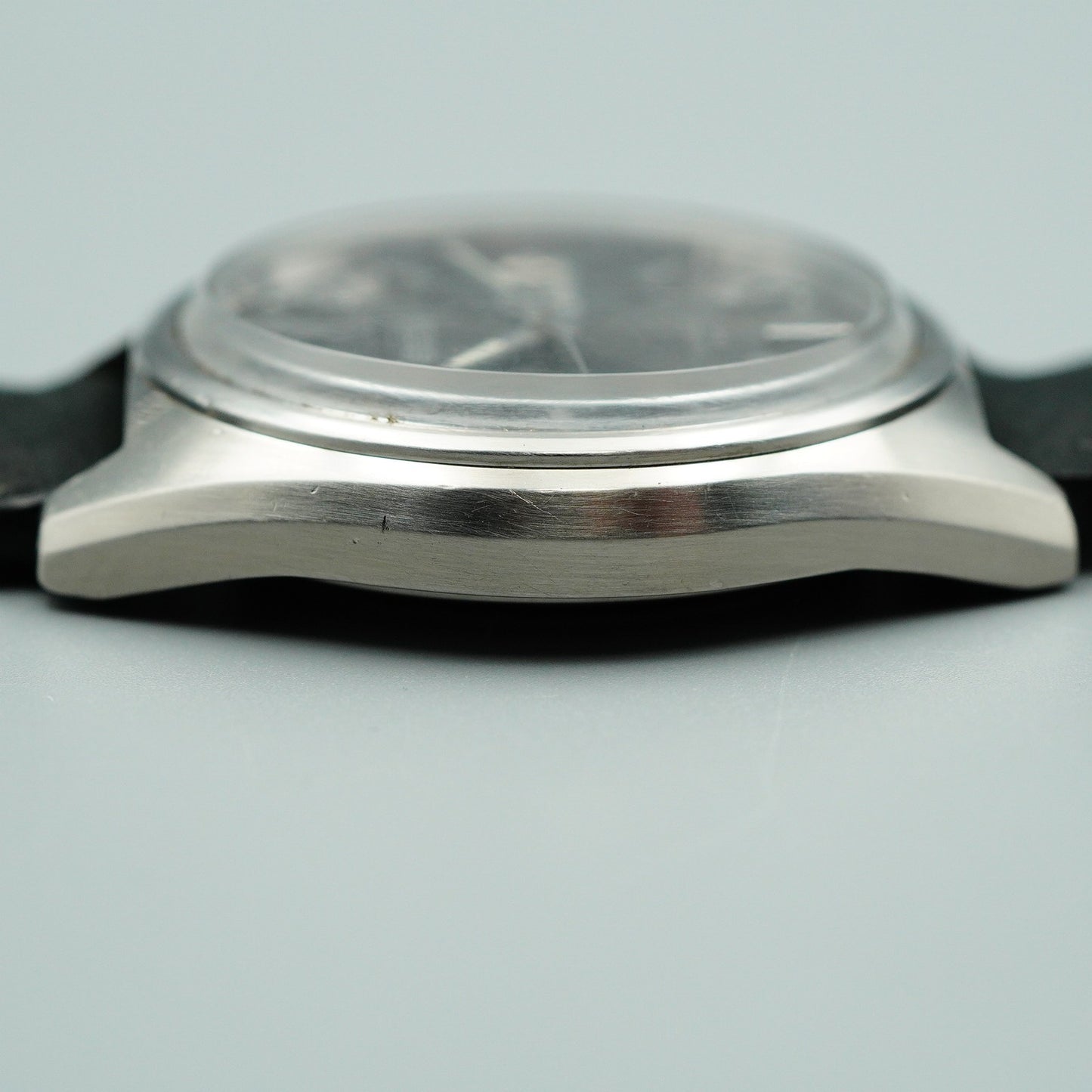 *Exc+5* Vintage 1973 SEIKO 5ACTUS 7019-8010 AT Black Dial Round 38mm Mens Watch