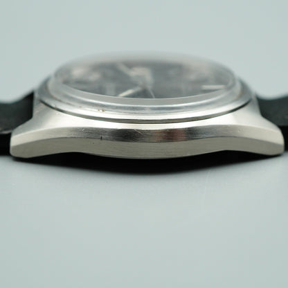 *Exc+5* Vintage 1973 SEIKO 5ACTUS 7019-8010 AT Black Dial Round 38mm Mens Watch