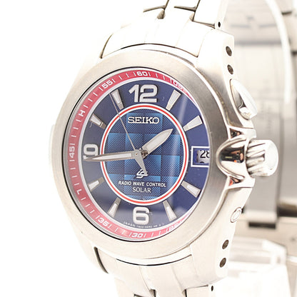 *MINT* SEIKO RADIO WAVE CONTROL SBHS013 7B22-0AG0 Solar Blue 40mm Mens Watch