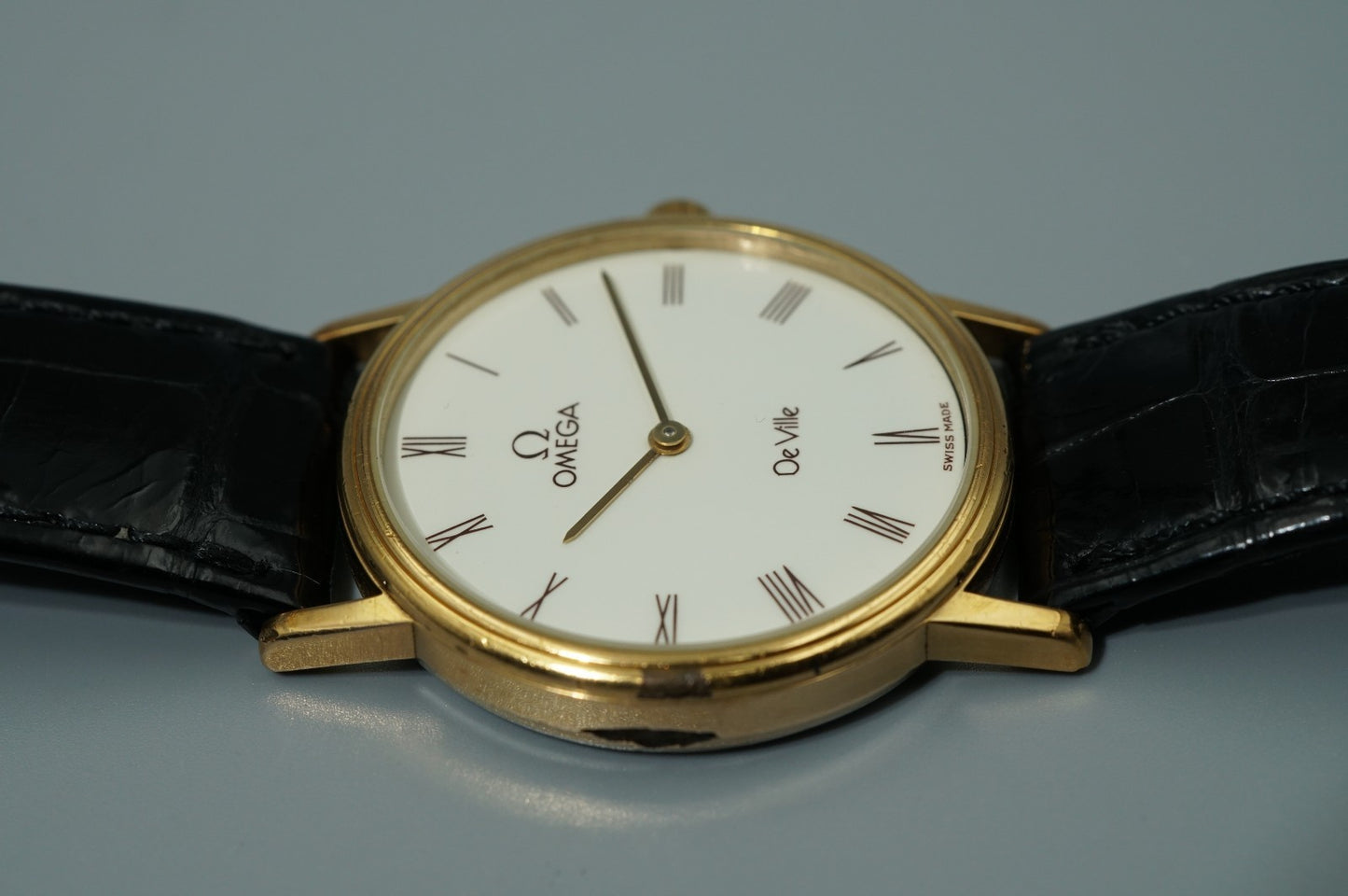 Exc+4 Vintage 1979 OMEGA De Ville Cal.625 Hand Wind White Round 32mm Mens Watch