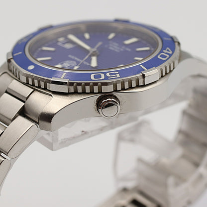 *N MINT* TAG HEUER Aquaracer BA0830 WAK2111 Automatic Blue Dial 42mm Mens Watch