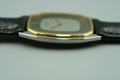 *Exc+5* 14K Vintage 1978 SEIKO CREDOR 6730-5081 Qz Gray Square 29mm Women Watch