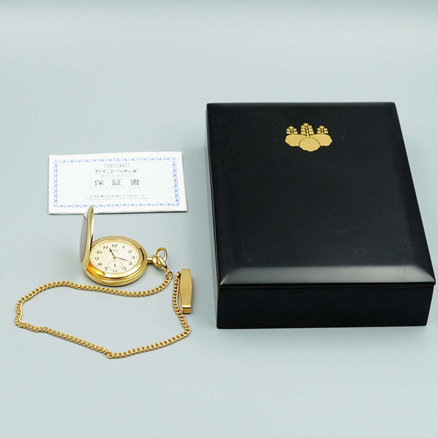 *NEAR MINT* Vintage 1998 SEIKO 7N07-001A Quartz Gold Dial Round 42mm Mens Watch