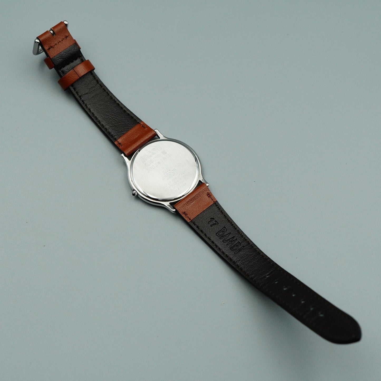 *MINT* Vintage SEIKO CREDOR 8J81-6A30 Quartz Silver Dial Round 32mm Mens Watch