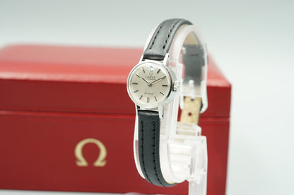 N MINT Vintage 1972 OMEGA De Ville Cal.661 Automatic Silver 17mm Women Watch