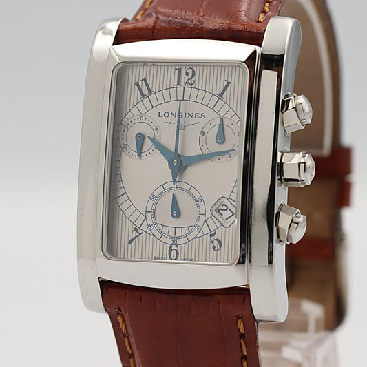 *N MINT* Vintage 1990s LONGINES DolceVita L5.656.4 Qz Silver 27mm Women Watch