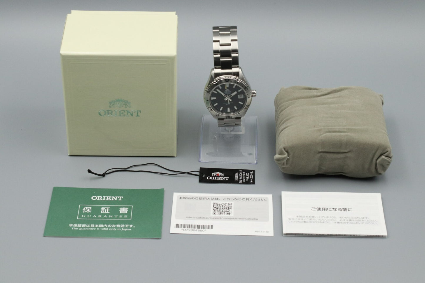 *TOP MINT* Orient Mako 40 RN-AC0Q01B Black Dial Automatic Diver Watch From JAPAN