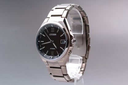 MINT in Box Citizen H149-S125626 Eco Drive Solar Black Dial Mens Watch JAPAN