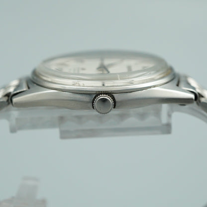 *N MINT* Vintage SEIKO LORD MATIC 5601-9000 Automatic Silver 36 mm Mens Watch