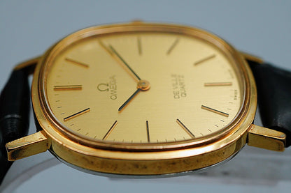 *Exc+5* Vintage 1978 OMEGA De Ville Cal.1330 Ref.MD 191.0046 Qz 15mm Mens Watch