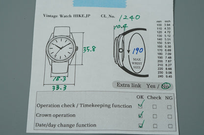 *Exc+5* Vintage 1970s OMEGA Seamaster 166022-TOOL 105 Auto Gold 33mm Mens Watch