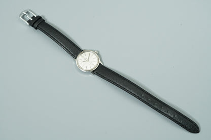 *N MINT* Vintage OMEGA De Ville Hand Winding Silver Cross Line 22mm Women Watch