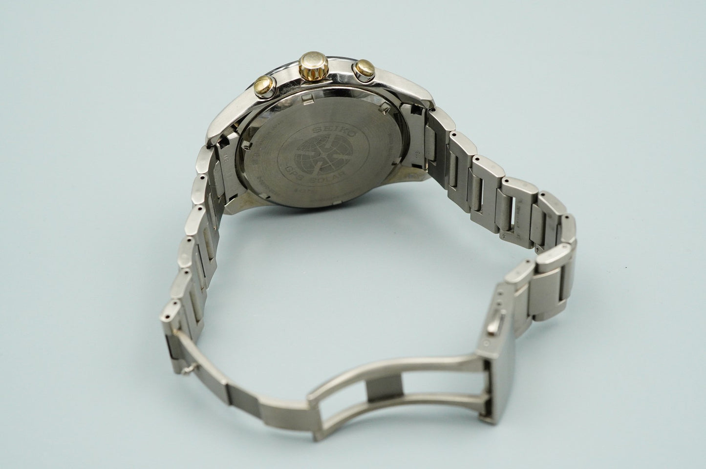 *NEAR MINT* SEIKO ASTRON SBXB087 8X22-0AG0-2 Solar Black Dial 46mm Mens Watch