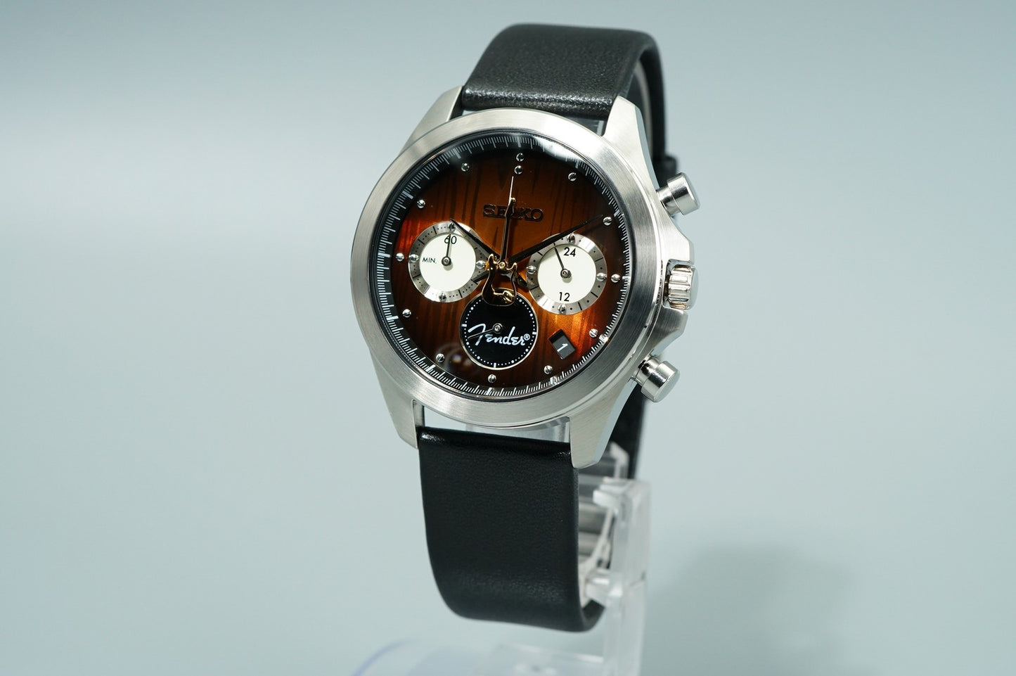 *TOP MINT*  SEIKO Fender    Quartz Bronze Dial Round 40mm Mens Watch