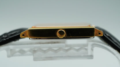 *Exc+5* Vintage 1995 SEIKO Chariot  2C21-5180 Qz Gold Rectangle 24mm Women Watch