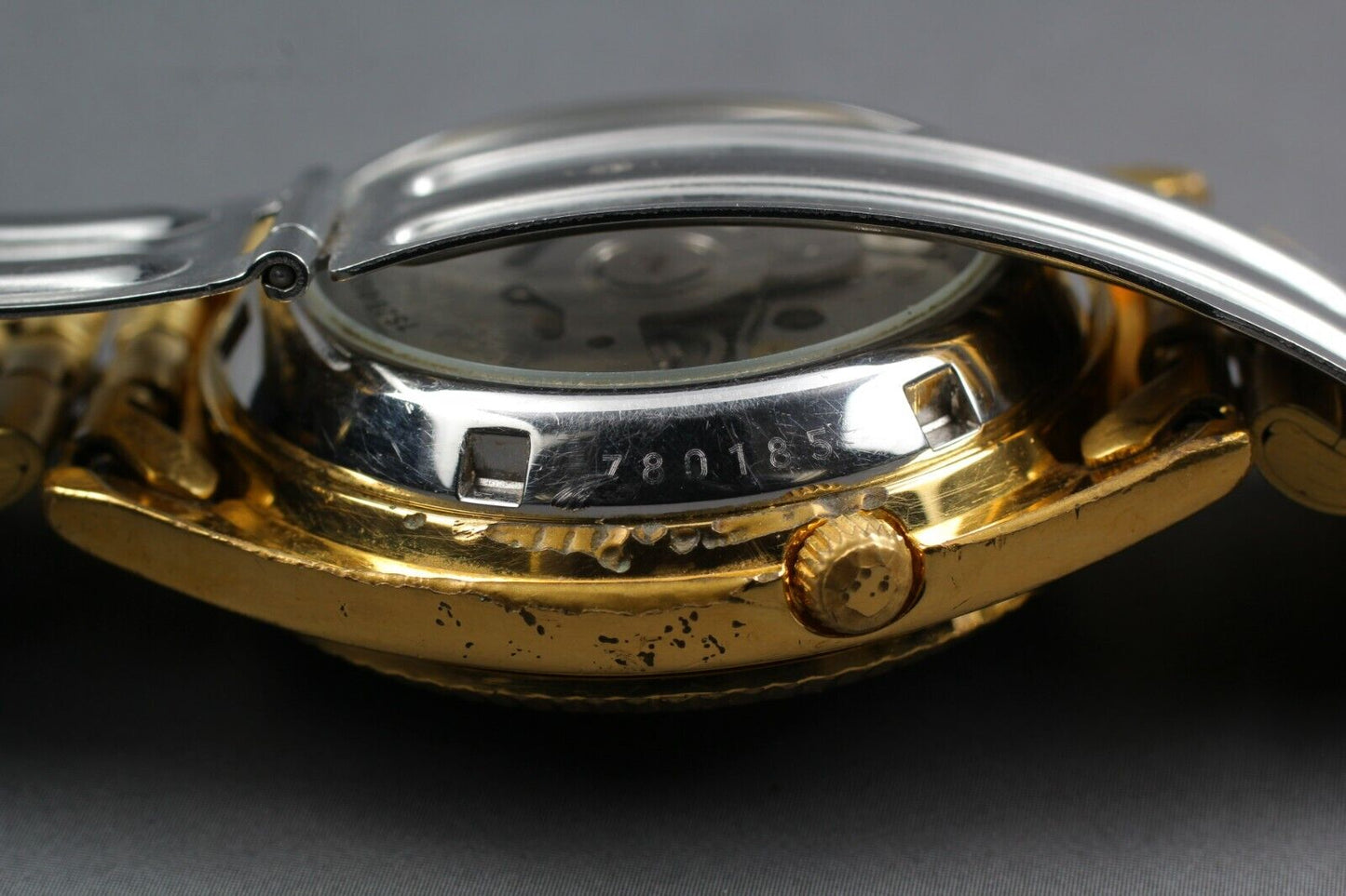 *Exc+5* Vintage SEIKO 5 7S26-0500 Automatic Day Date 21J Gold Dial Mens Watch