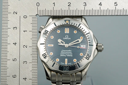 Exc+5 1990s OMEGA Seamaster Cal.1109 Ref.168.1502 Automatic Blue 36mm Mens Watch