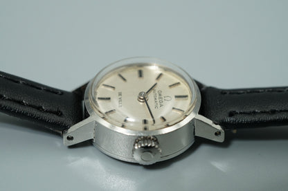 N MINT Vintage 1972 OMEGA De Ville Cal.661 Automatic Silver 17mm Women Watch