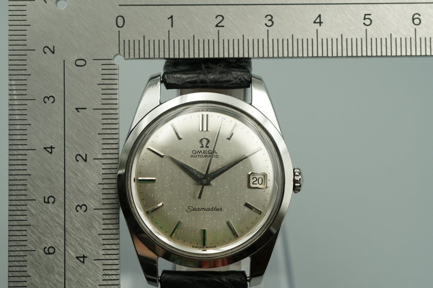 *Exc+5* Vintage 1963 OMEGA Seamaster Cal.562 Automatic Silver 34mm Mens Watch