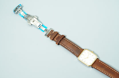 N MINT Vintage 1994 SEIKO SPIRIT 5E31-5B50 Qz White Rectangle 27mm Women Watch