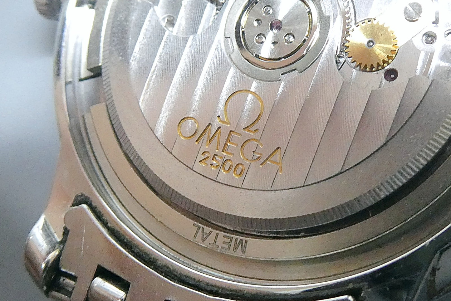 *Exc+5* OMEGA De Ville Prestige CO-AXIAL CHRONOMETER AT Black 37mm Mens Watch