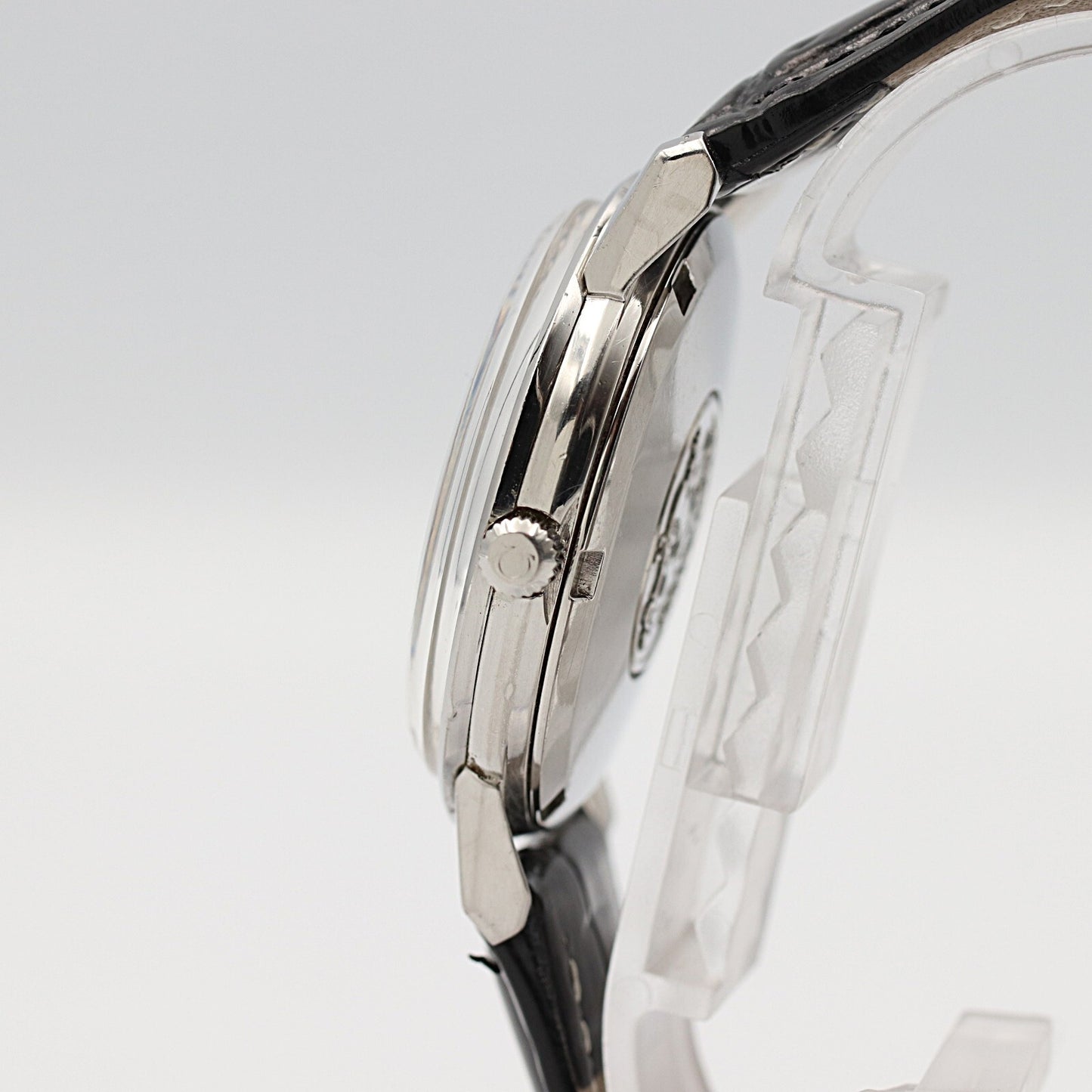 N MINT Vintage 1967 OMEGA Seamaster Cal.565 Automa Silver Round 34mm Mens Watch