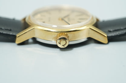 NEAR MINT Vintage 1958 OMEGA De Ville Cal.625 Hand Winding Gold 24mm Women Watch
