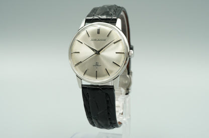 *Serviced* Vintage 1960 SEIKO SKYLINER J15006E Hand Wind Silver 36mm Mens Watch